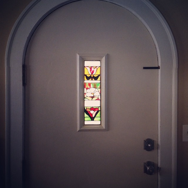 Stained Glass on the Front Door